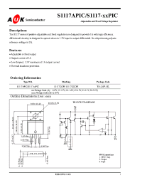 Datasheet S1117-15PIC manufacturer AUK
